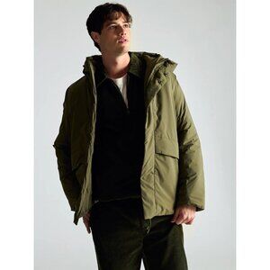 Brooklyn Industries Men's Commuter Puffer Jacket Green Grape Leaf - NWT